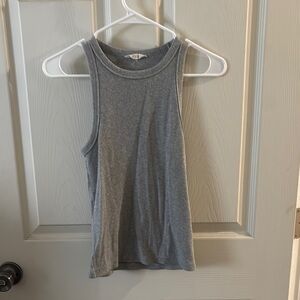 American Eagle Outfitters Heather Gray Tank Top